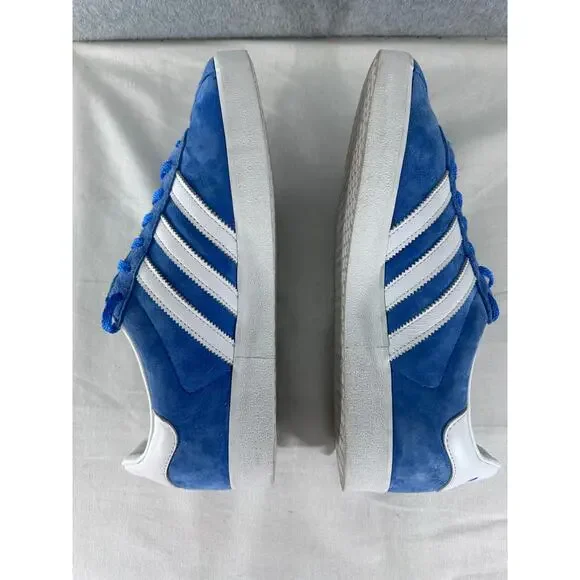 Adidas Gazelle 85 Men’s sz 9.5 Blue Bird Cloud White Mens Athletic Sneaker 2022